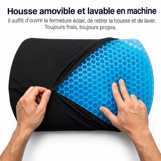 Coussin Lombaire Ergonomique en Gel 100 %