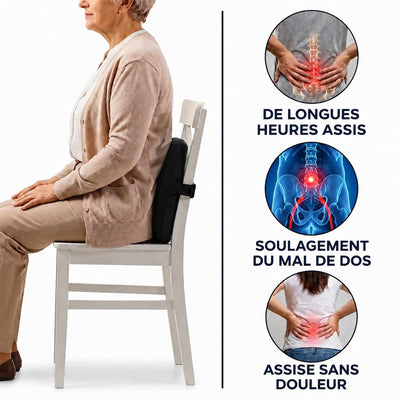 Coussin Lombaire Ergonomique en Gel 100 %